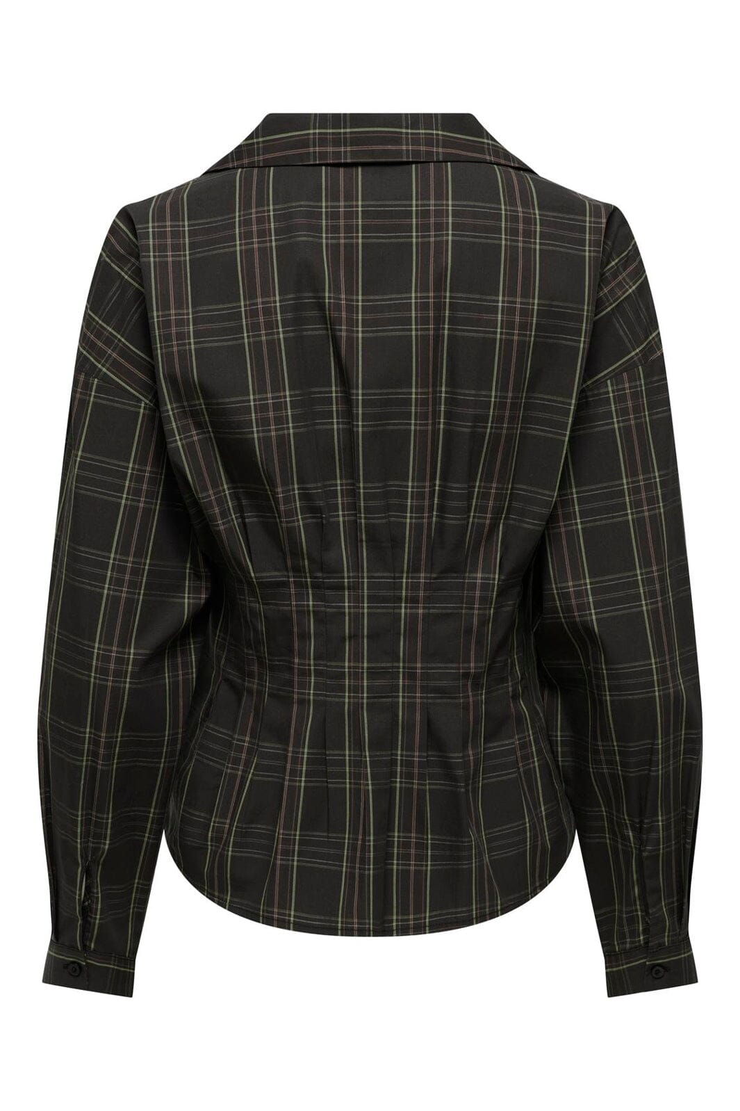 JDY - Jdybetty Life L/S Fitted Shirt - 5083303 Slate Black Green&Red