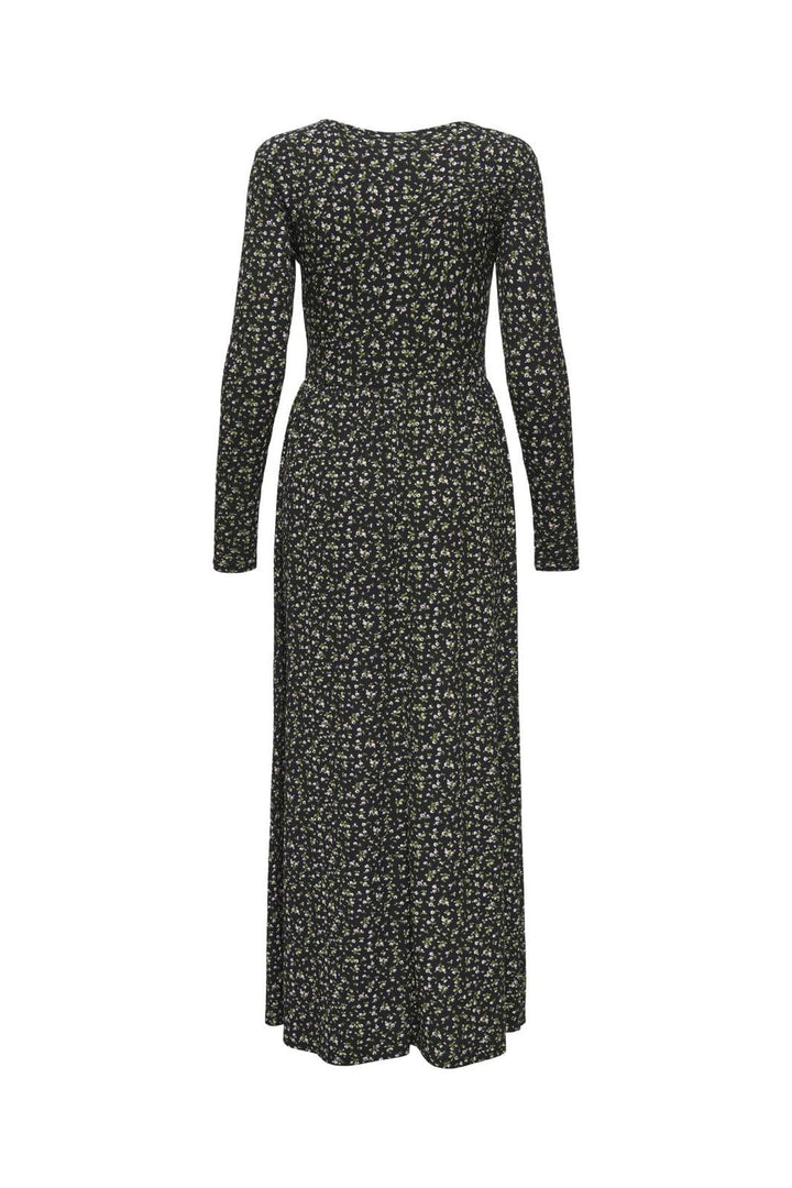 JDY - Jdybowie Life L/S Dress - 4903898 Black Ditzy Flower