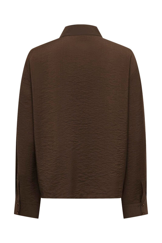 JDY - Jdycilla L/S Napoleon Shirt - 5249379 Slate Black