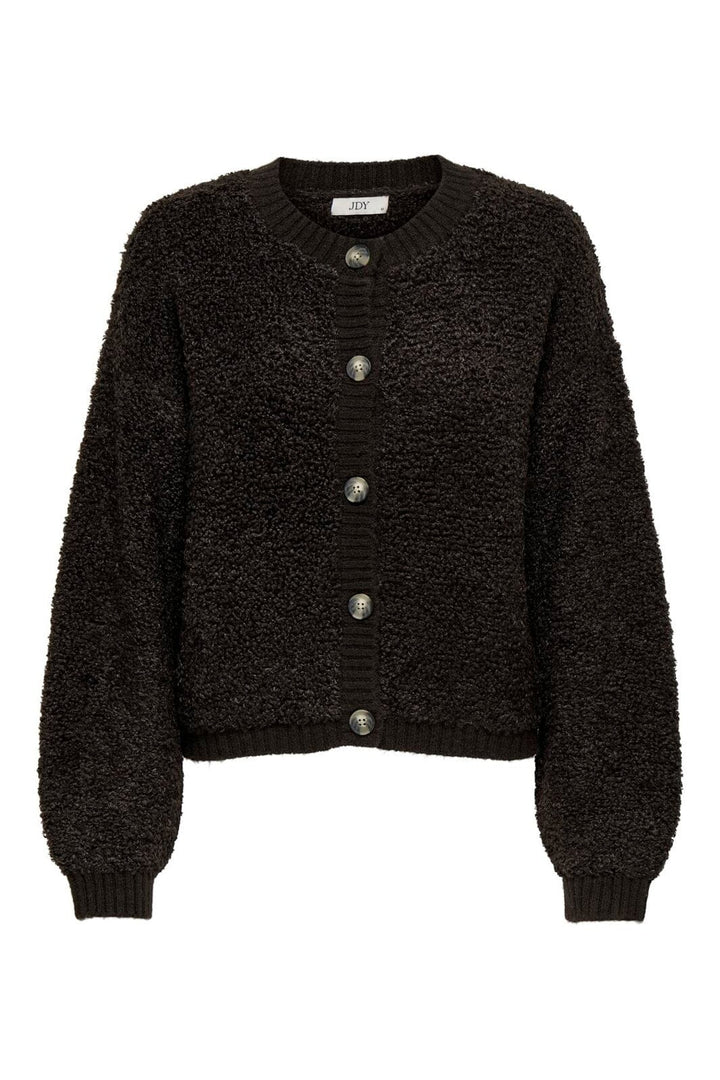 JDY - Jdyeira Life L/S Oneck Cardigan Knt - 4985919 Chocolate Torte