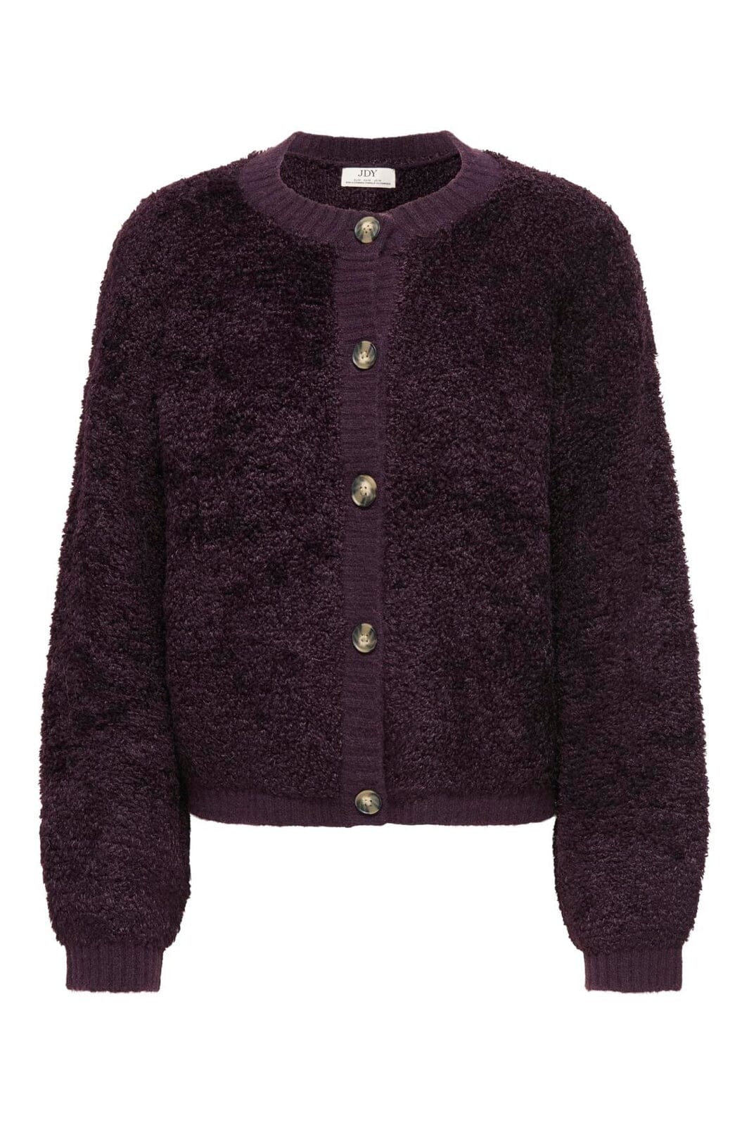 JDY - Jdyeira Life L/S Oneck Cardigan Knt - 5105886 Plum Perfect