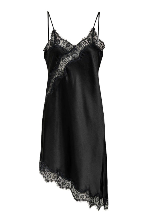 JDY - Jdyfifi S/L Asym Lace Dress - 5070991 Black Kjoler 