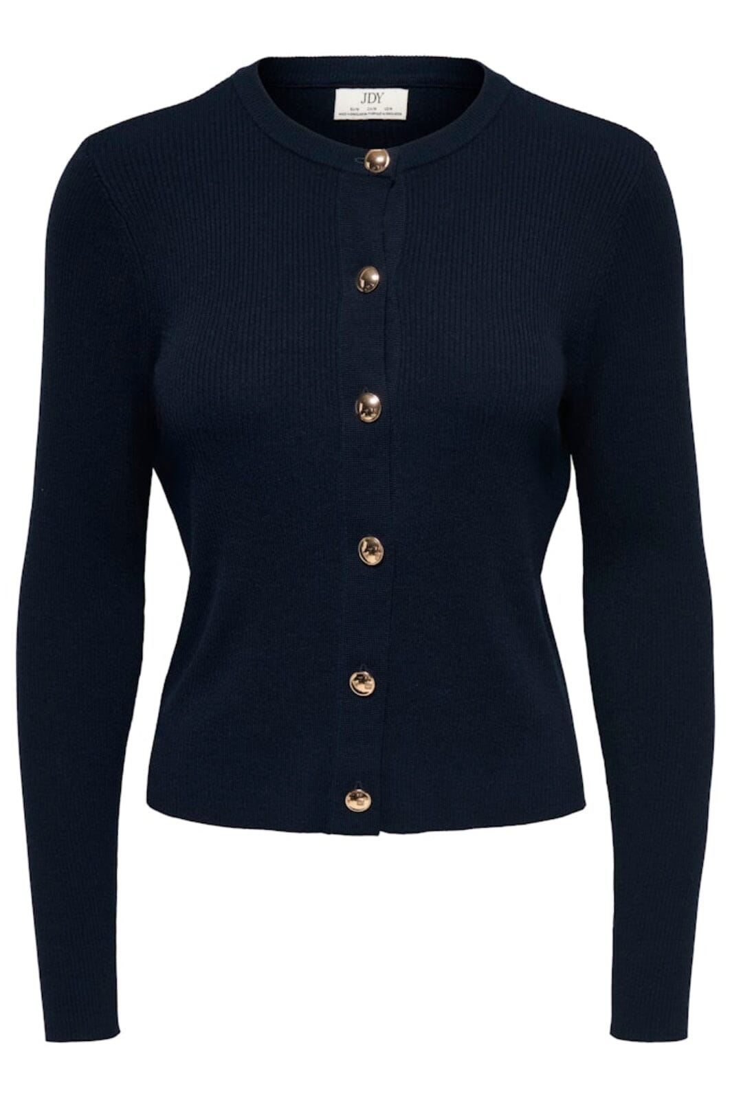 JDY - Jdygaby L/S O-Neck Cardigan Knt - 5020364 Black Iris Cardigans 