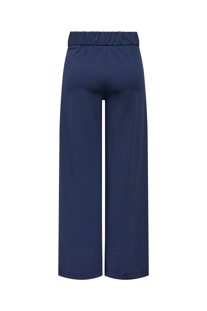 JDY - Jdygeggo Life New Long Pant - 3867052 Black Iris Black Buttons