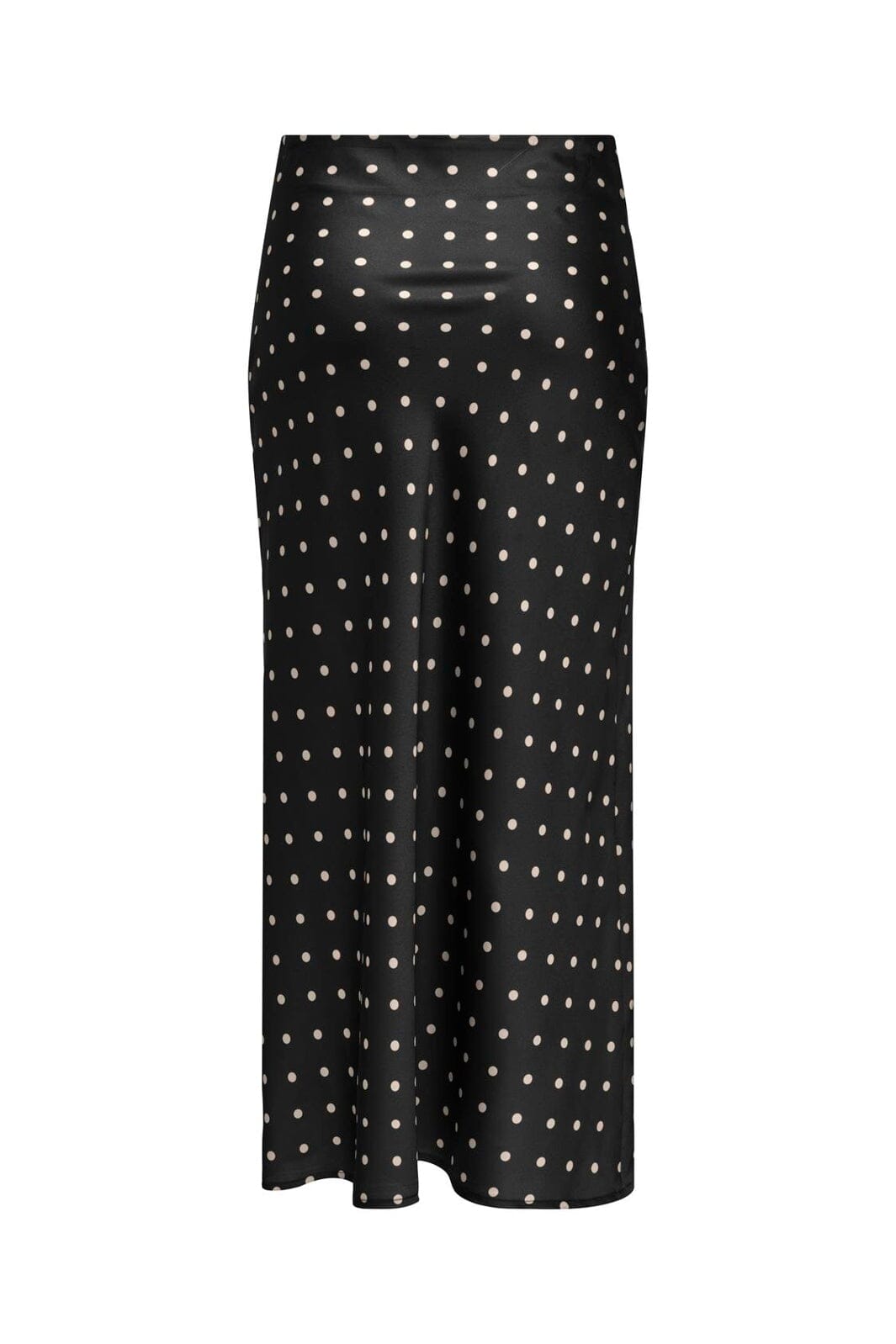 JDY - Jdyhailey Satin Midi Skirt - 5083222 Black Ecru Dots