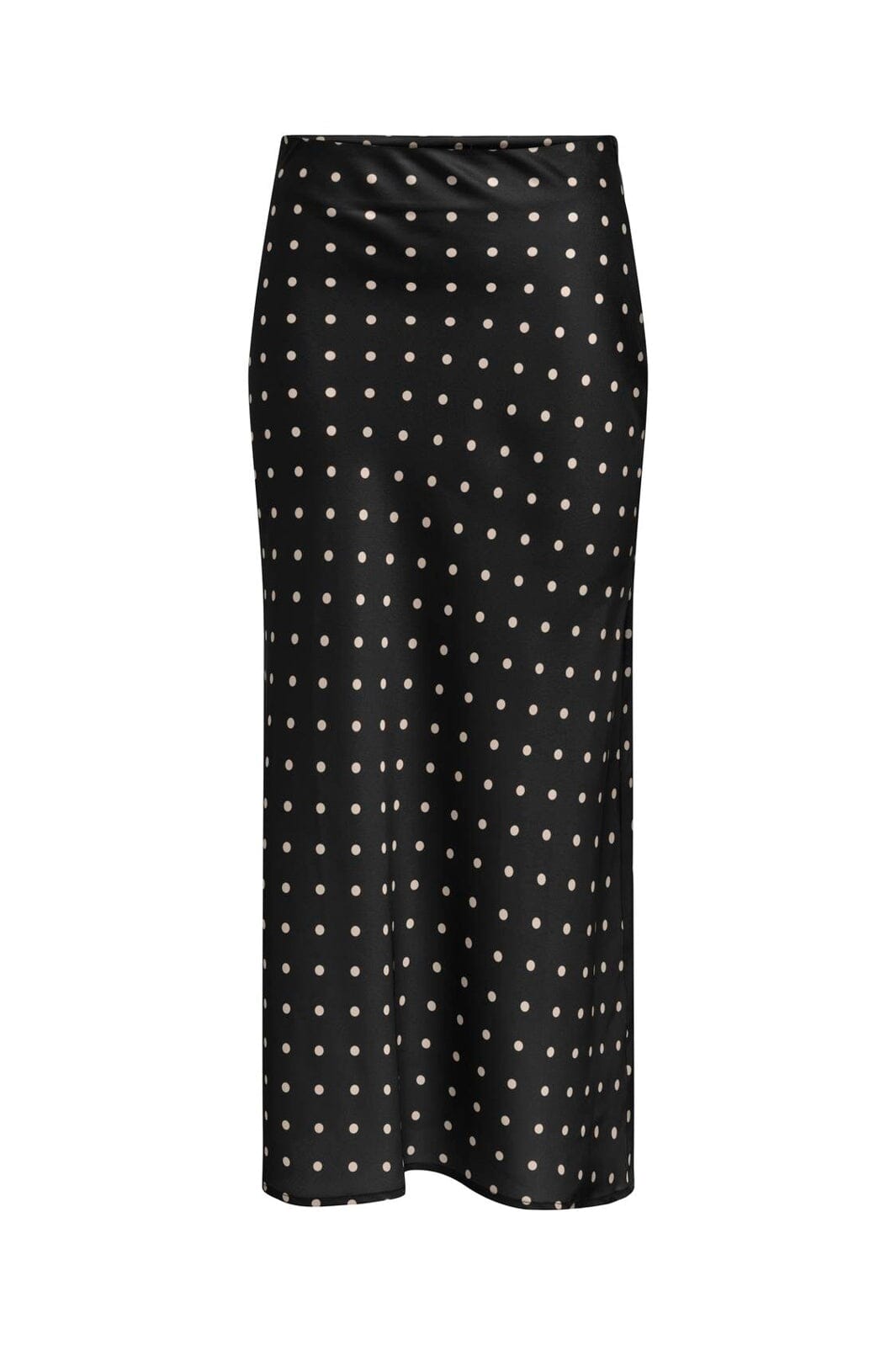 JDY - Jdyhailey Satin Midi Skirt - 5083222 Black Ecru Dots