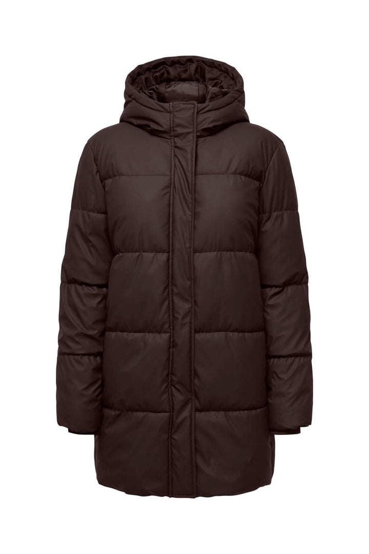 JDY - Jdykamma Water Puffer Sij - 5000087 Chocolate Torte
