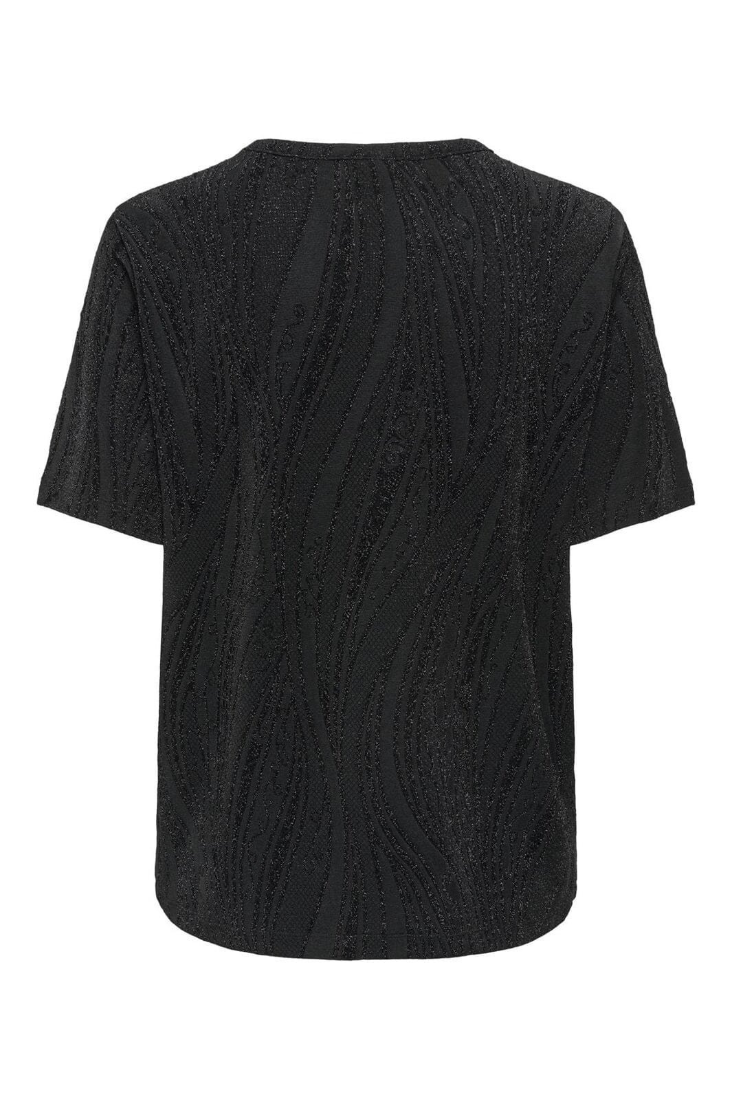 JDY - Jdykiwi S/S O Neck Top - 5173951 Black Glitter