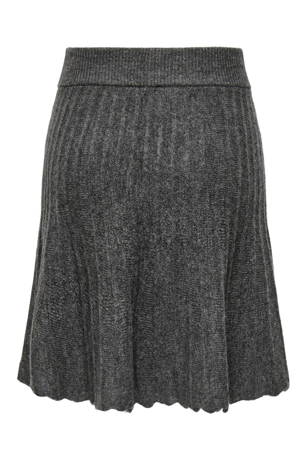 Jdy - Jdyletty Skirt Knt - 4694818 Dark Grey Melange