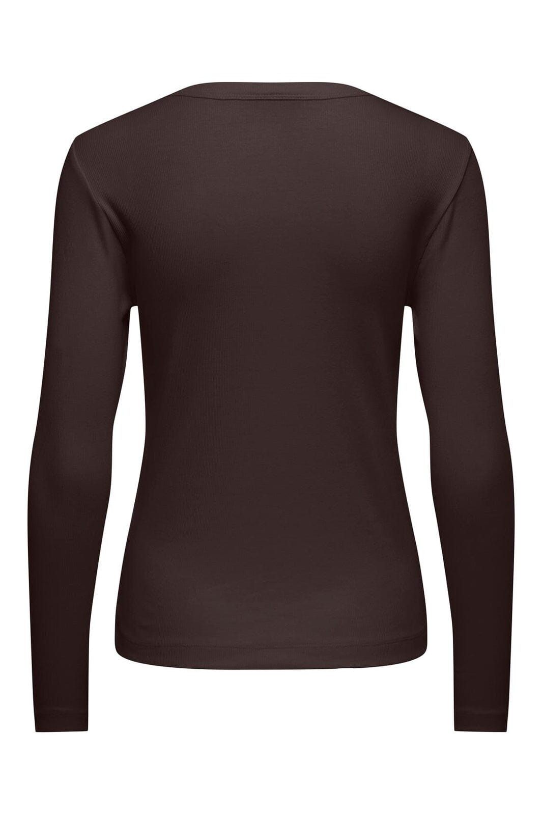 JDY - Jdylucky L/S O Neck New Top - 5129391 Chocolate Torte