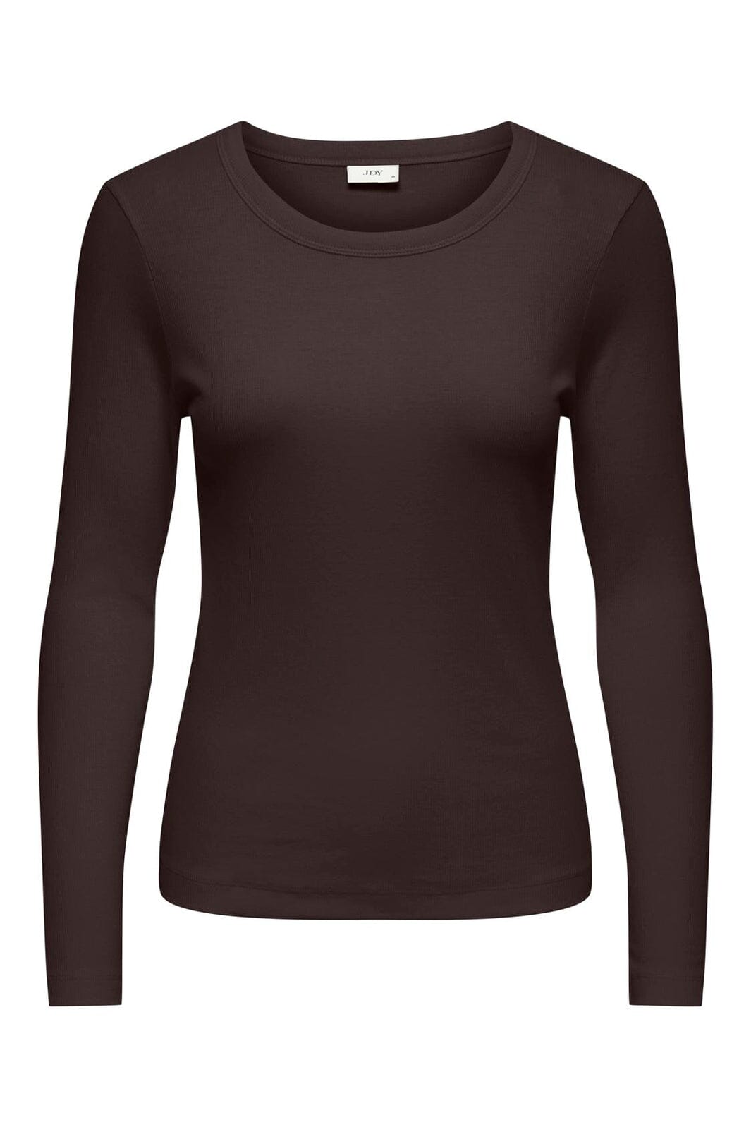 JDY - Jdylucky L/S O Neck New Top - 5129391 Chocolate Torte