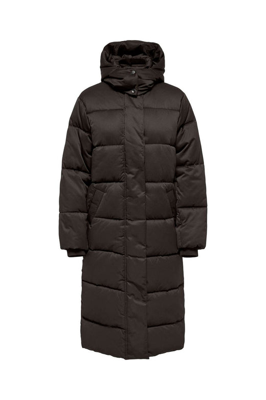 JDY - Jdymaja Long Padded Jacket Yfm - 5000375 Chocolate Torte Dtm Jdy Lining