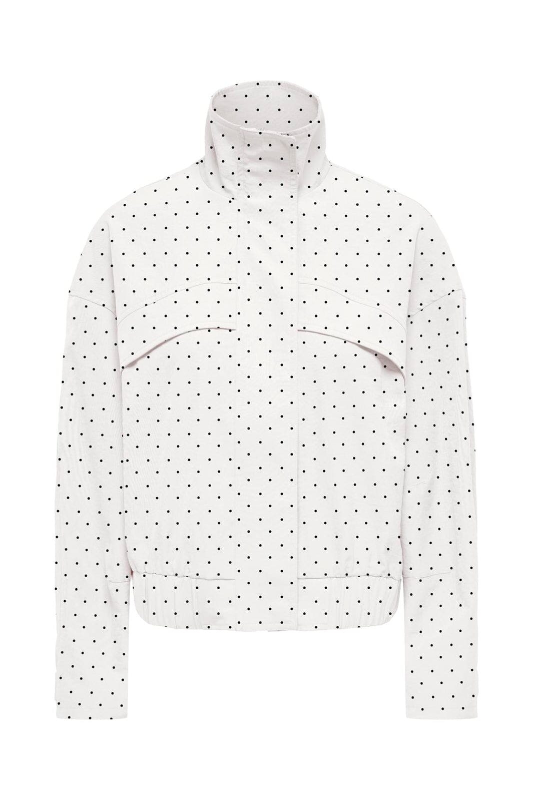 JDY - Jdynaomi L/S Jacket - 5095882 Cloud Dancer Black Dots