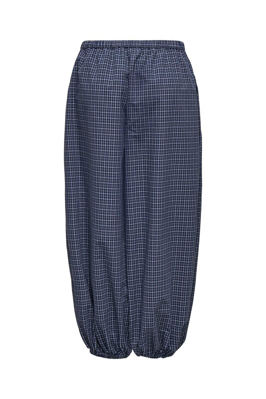JDY - Jdypeggy Check Loose Pant - 5181641 Navy Blazer Cloud Dancer