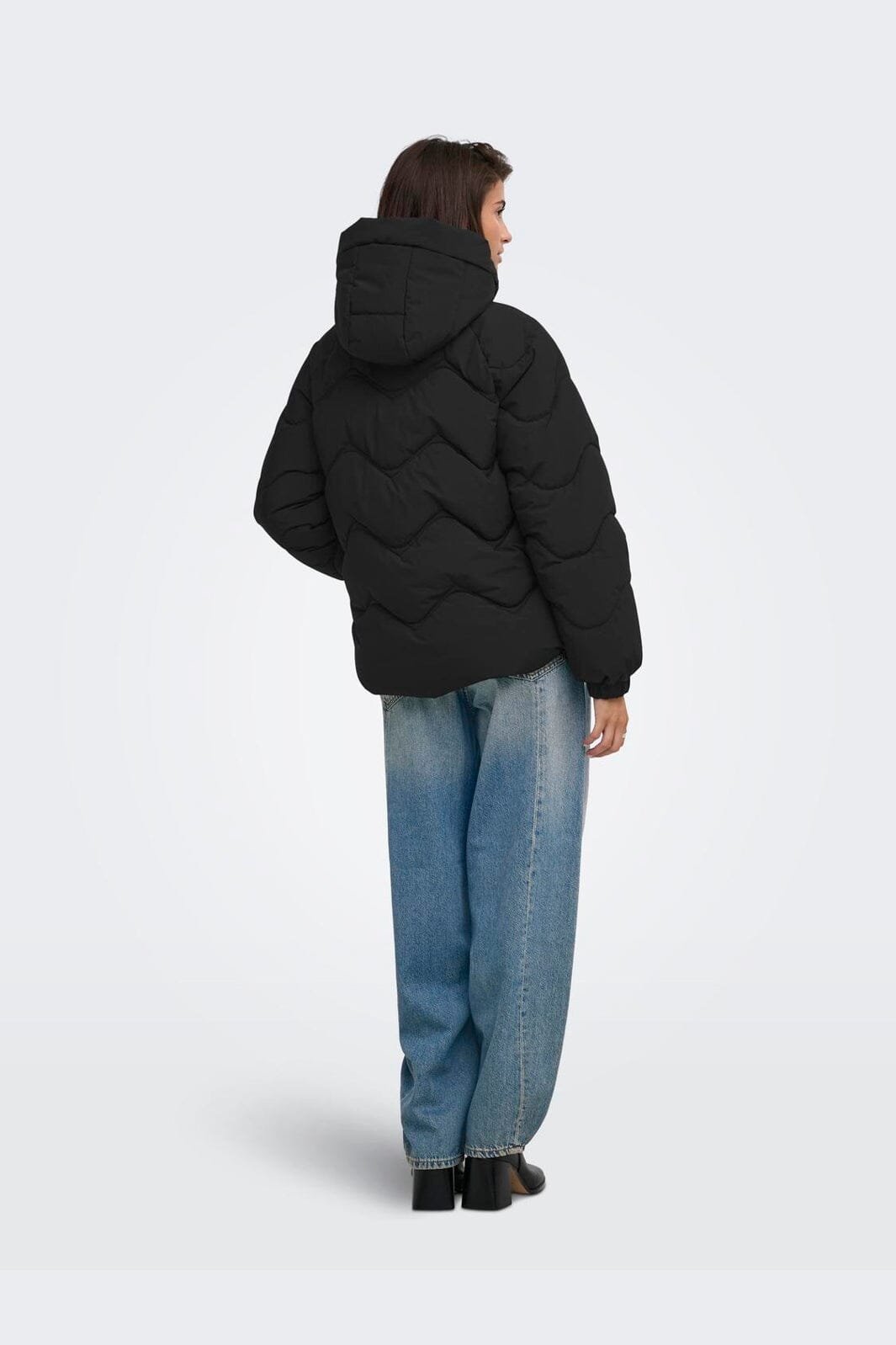 JDY - Jdypower Short Hood Puffer Hab - 5040899 Black