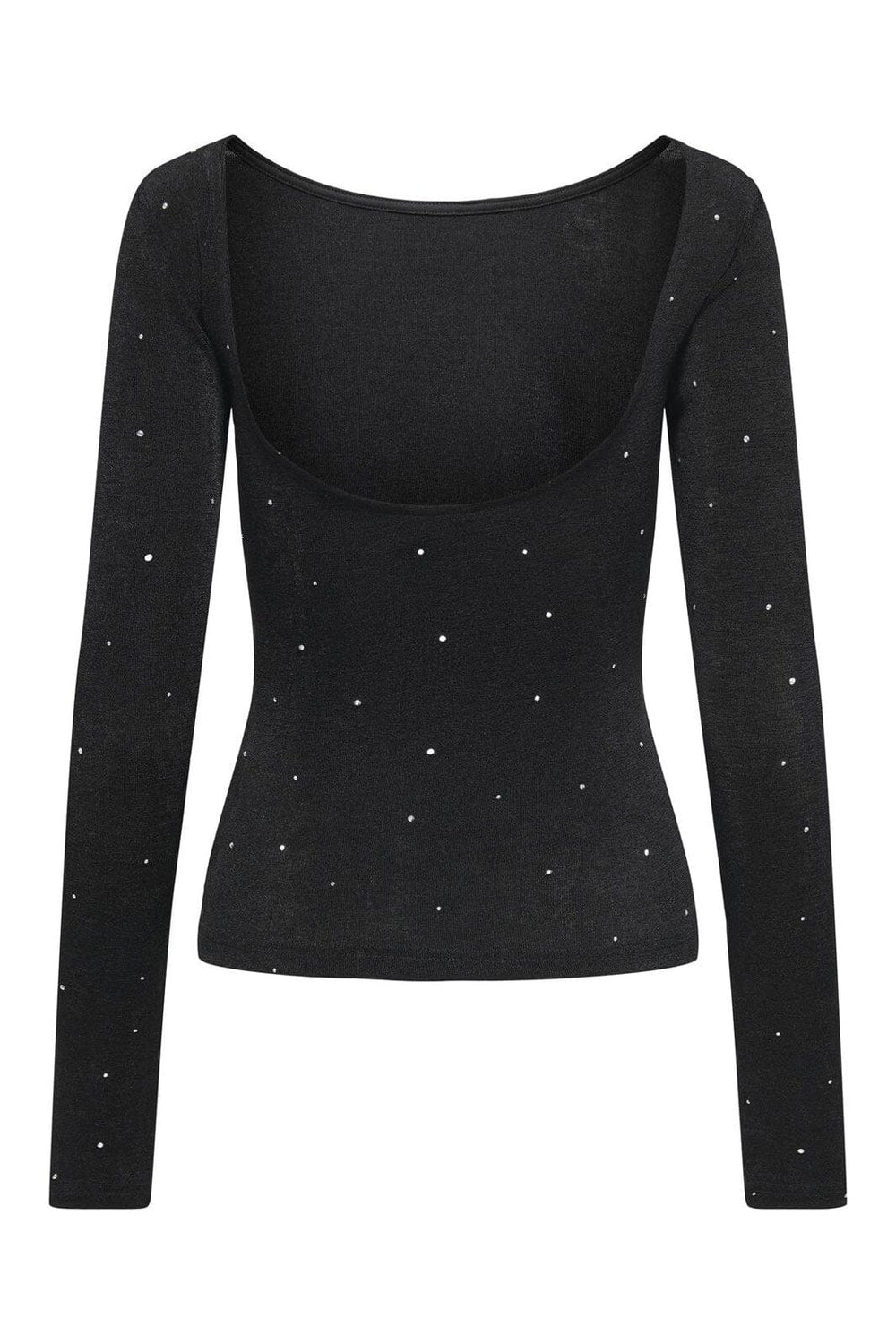 JDY - Jdyprime L/S Deep Back Top - 4840314 Black Stones