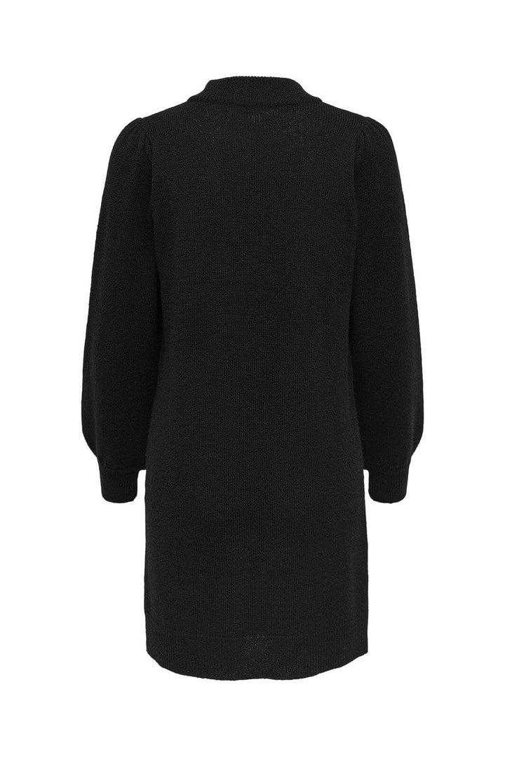 JDY - Jdyrue Life L/S High Neck Dress Knt - 3764537 Black