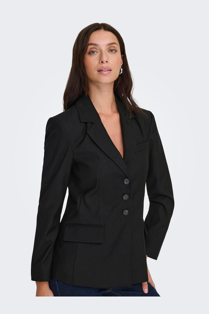 JDY - Jdysadie L/S Fitted Blazer Tlr - 4909864 Black