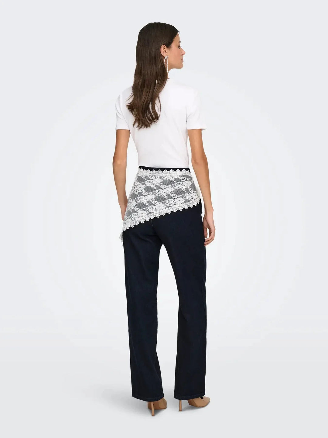 JDY - Jdysafira Lace Scarf - 5082525 Cloud Dancer Tørklæder 