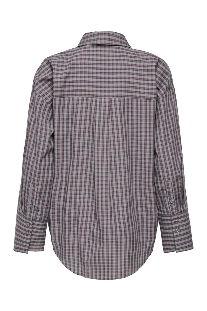 JDY - Jdyserena L/S Shirt - 5115071 Dark Grey Melange Bison