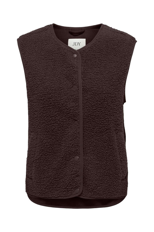 JDY - Jdysimina Teddy Waistcoat Qiq - 5102629 Chocolate Torte