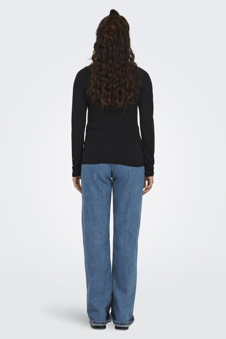 JDY - Jdysuma Woolblend L/S Rollneck Top - 4399298 Black