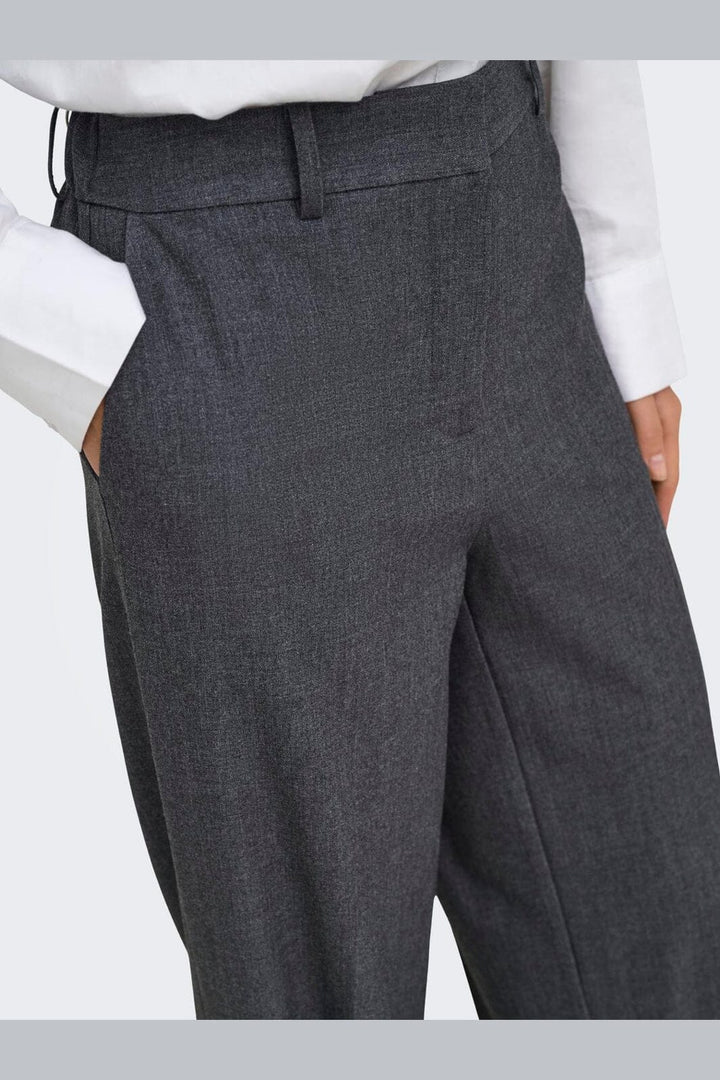 JDY - Jdyvalerie Wide Pant - 5084177 Dark Grey Melange