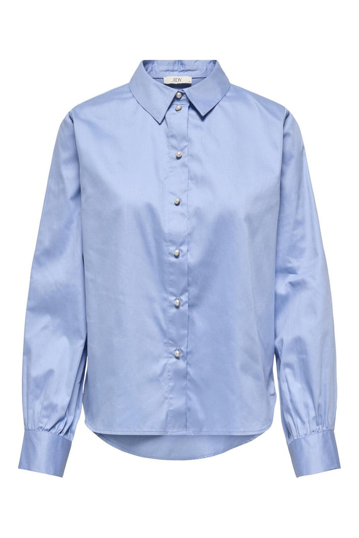 JDY - Jdywillow L/S Pearl Shirt - 4887530 Provence