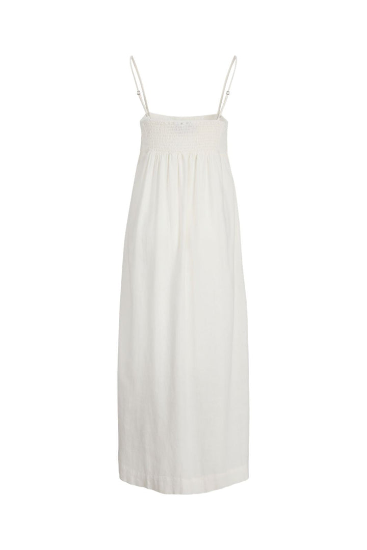 Jjxx - Jxalmira Linen Blend Long Dress - 4906547 Blanc De Blanc