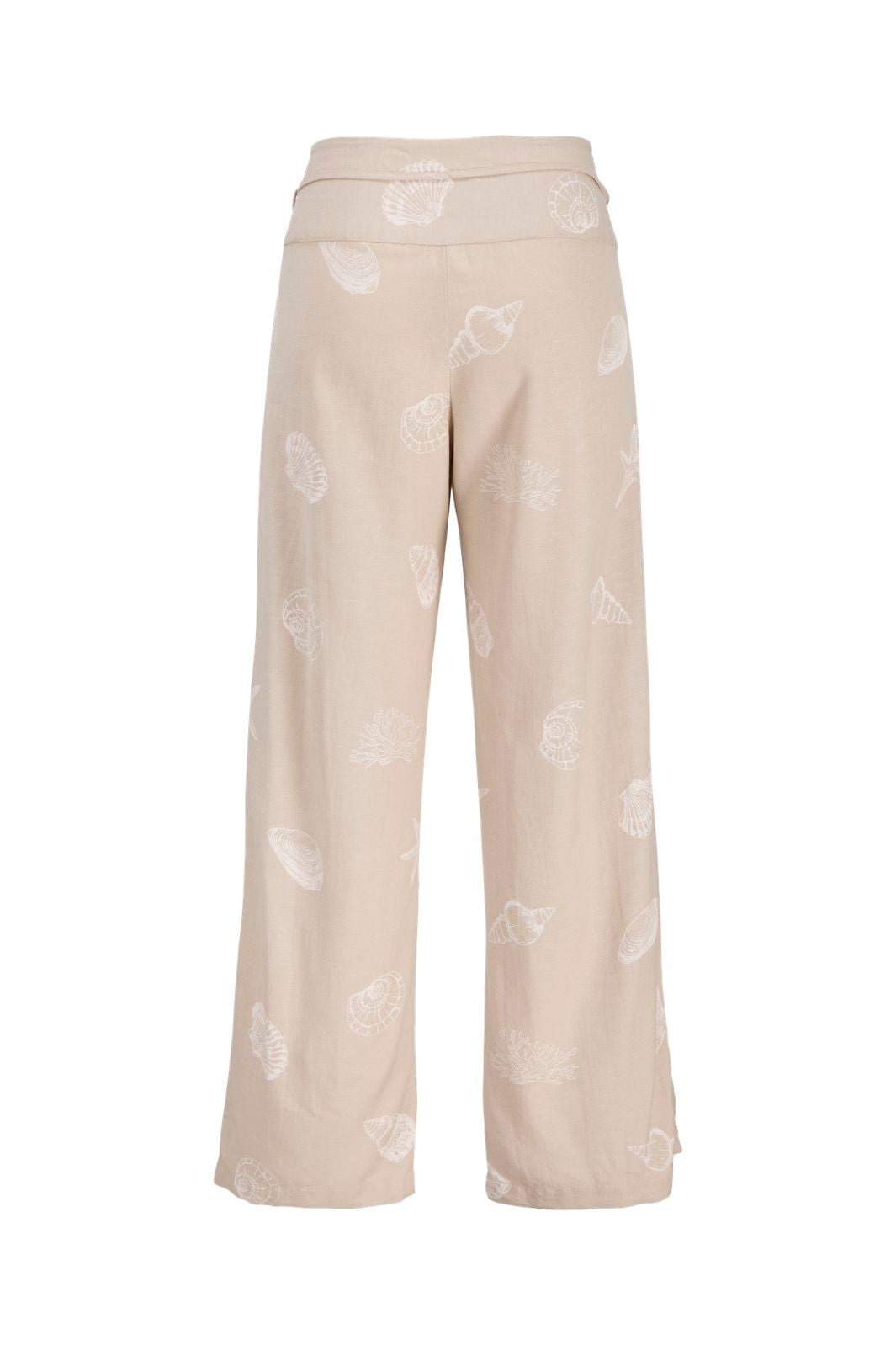 Jjxx - Jxannika High Waistband Pant - 4994043 Feather Gray Under The Sea