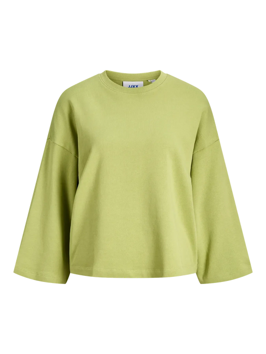Jjxx - Jxbella Loose 3/4 Sleeves Sweat Swt - 5093452 Fern Bluser 