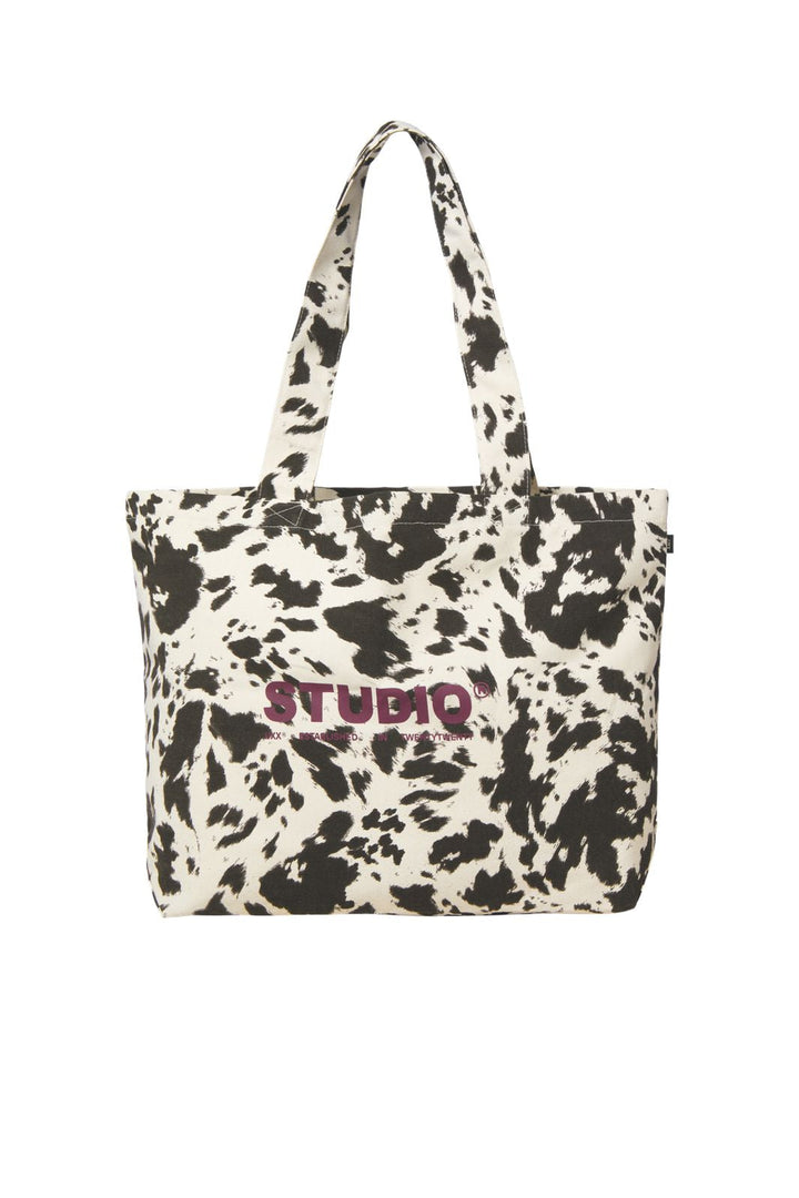 Jjxx - Jxbethany Tote Bag Acc - 4821933 Bone White W. Cow Aop