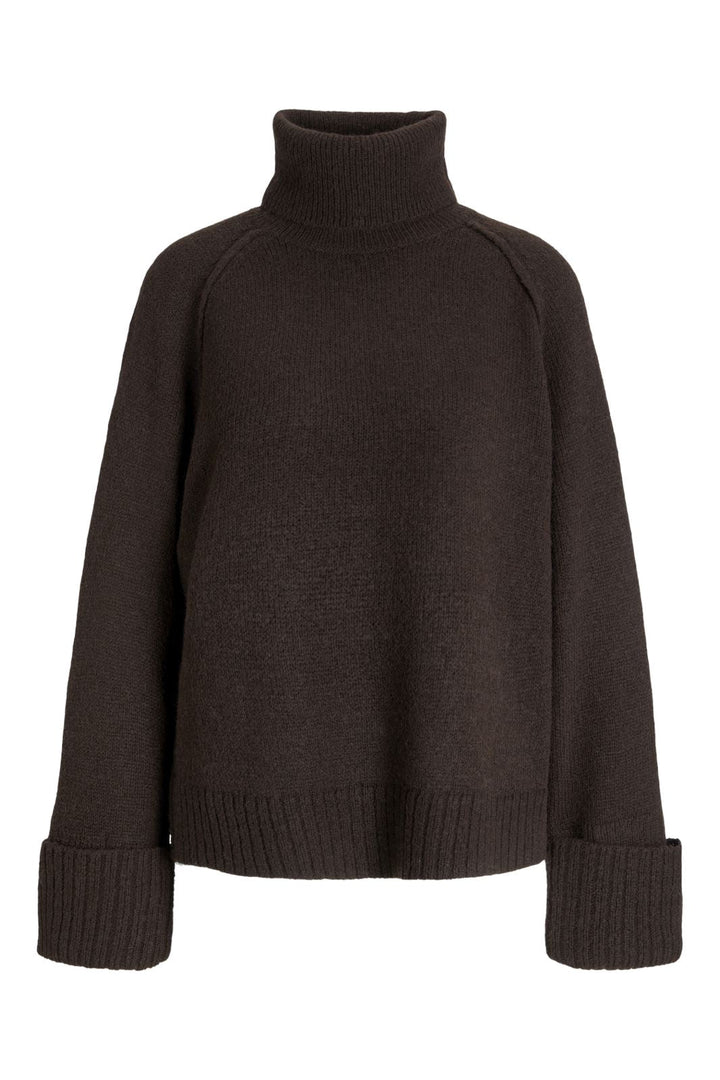 Jjxx - Jxellinora Raglan Roll Neck Knit Ln - 4815076 Bracken