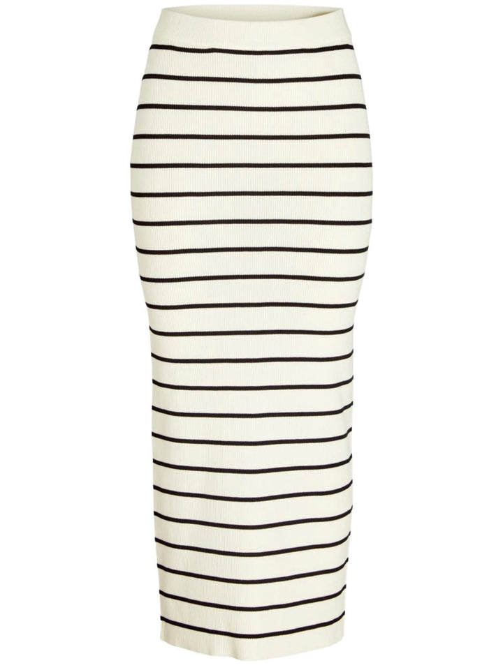 Jjxx - Jxesther Tight Maxi Skirt Knit - 4669570 Vanilla Ice /Black