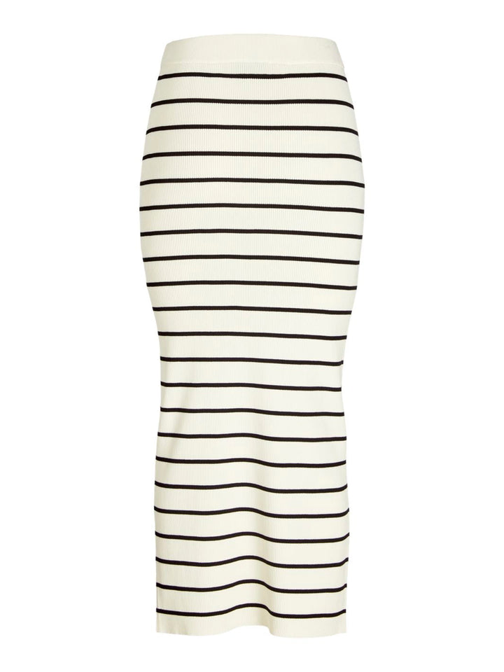 Jjxx - Jxesther Tight Maxi Skirt Knit - 4669570 Vanilla Ice /Black