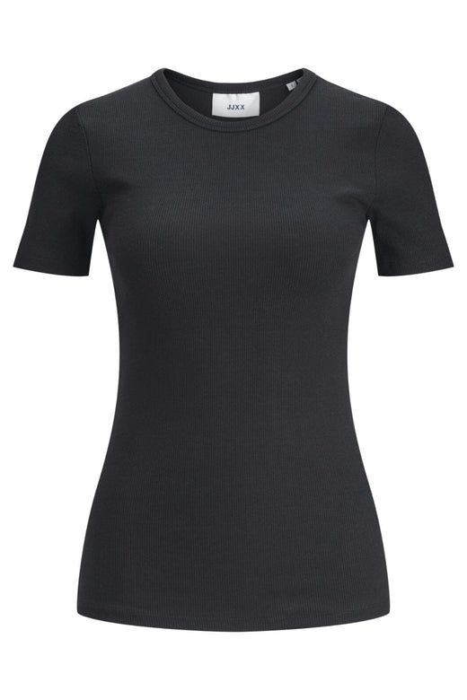 Jjxx - Jxfrankie Str Ss Rib Tee - 4211239 Black