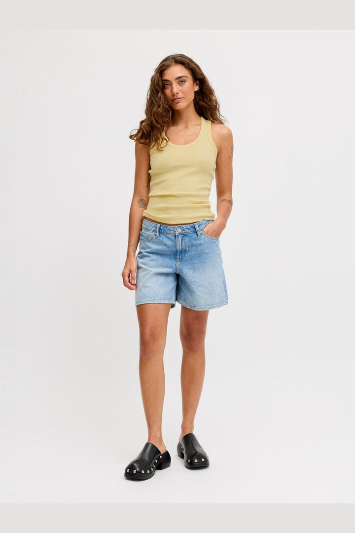 Jjxx - Jxfrida Sl U-Neck Top - 4908767 Sunlight