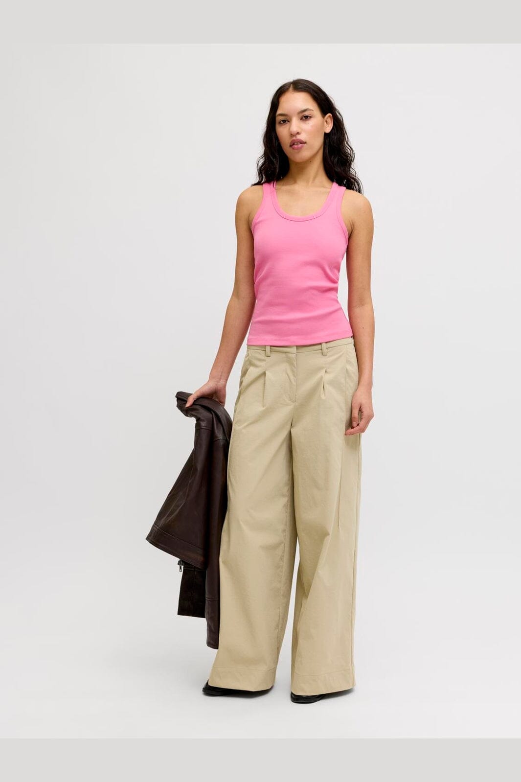 Jjxx - Jxfrida Sl U-Neck Top - 4969124 Morning Glory