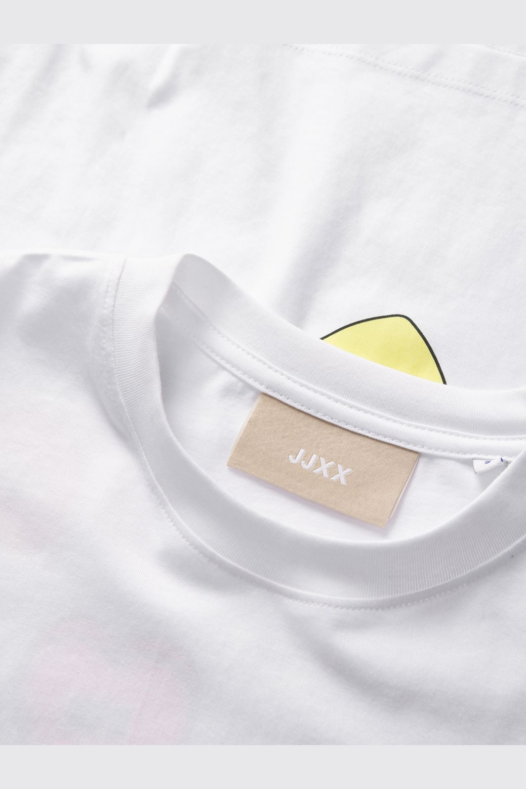 Jjxx - Jxfriendly Loose Ss Tee Tg - 4851555 Bright White Hearts
