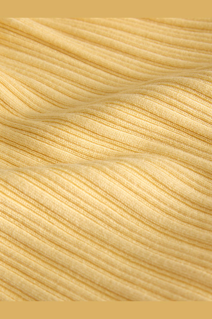 Jjxx - Jxhadley Tight Ss Polo Knit - 4916146 Sunlight