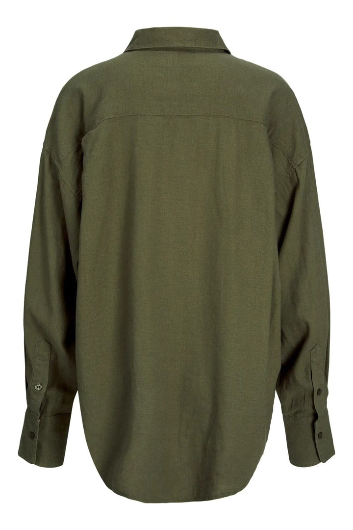 Jjxx - Jxjamie Breeze Summer Ls Shirt Sn - 4653030 Dusty Olive