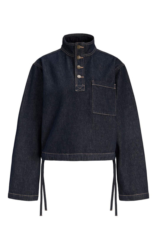 Jjxx - Jxlaila Ls Denim Pullover R326 - 4998826 Dark Blue Denim Skjorter 