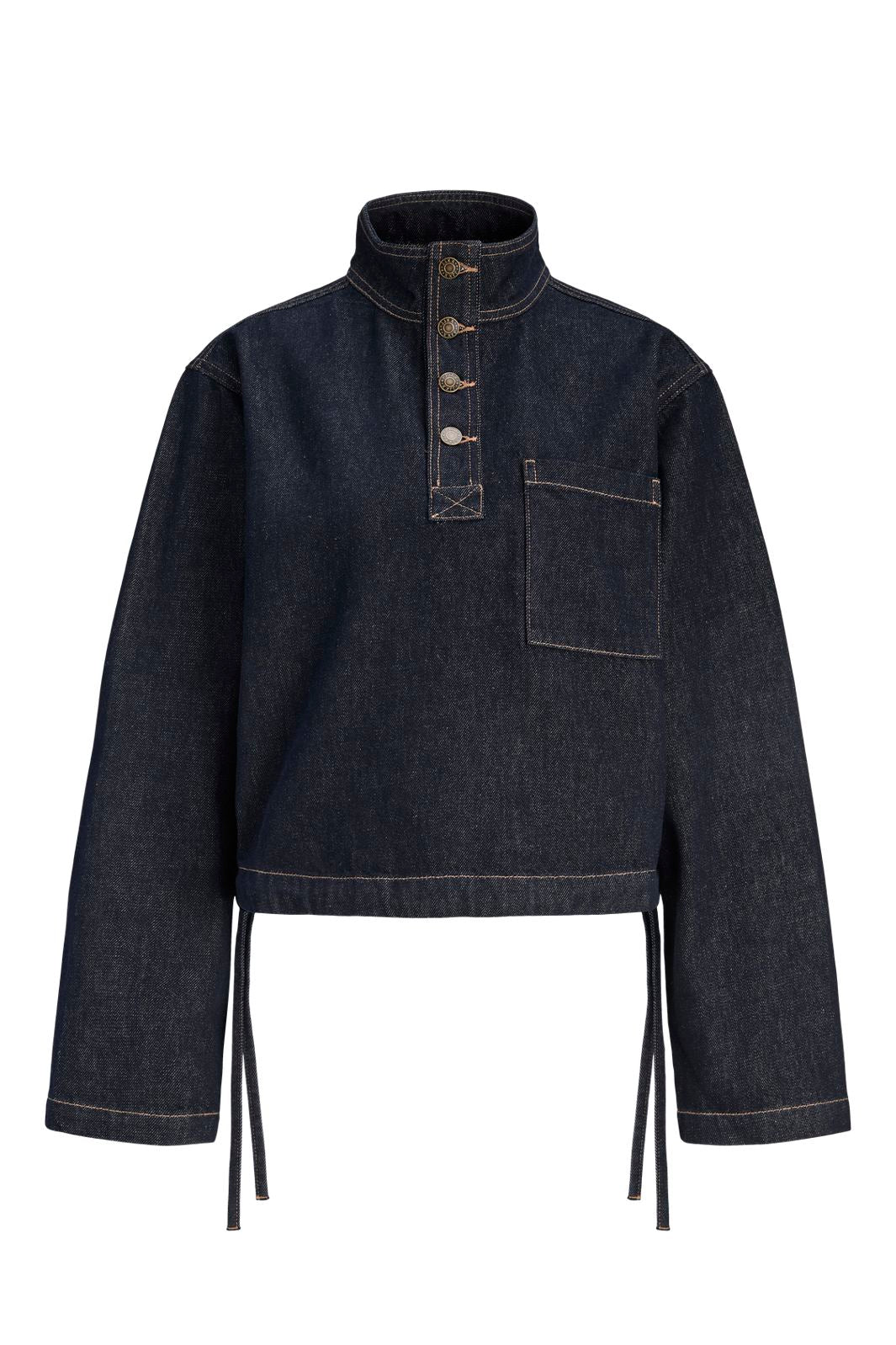 Jjxx - Jxlaila Ls Denim Pullover R326 - 4998826 Dark Blue Denim