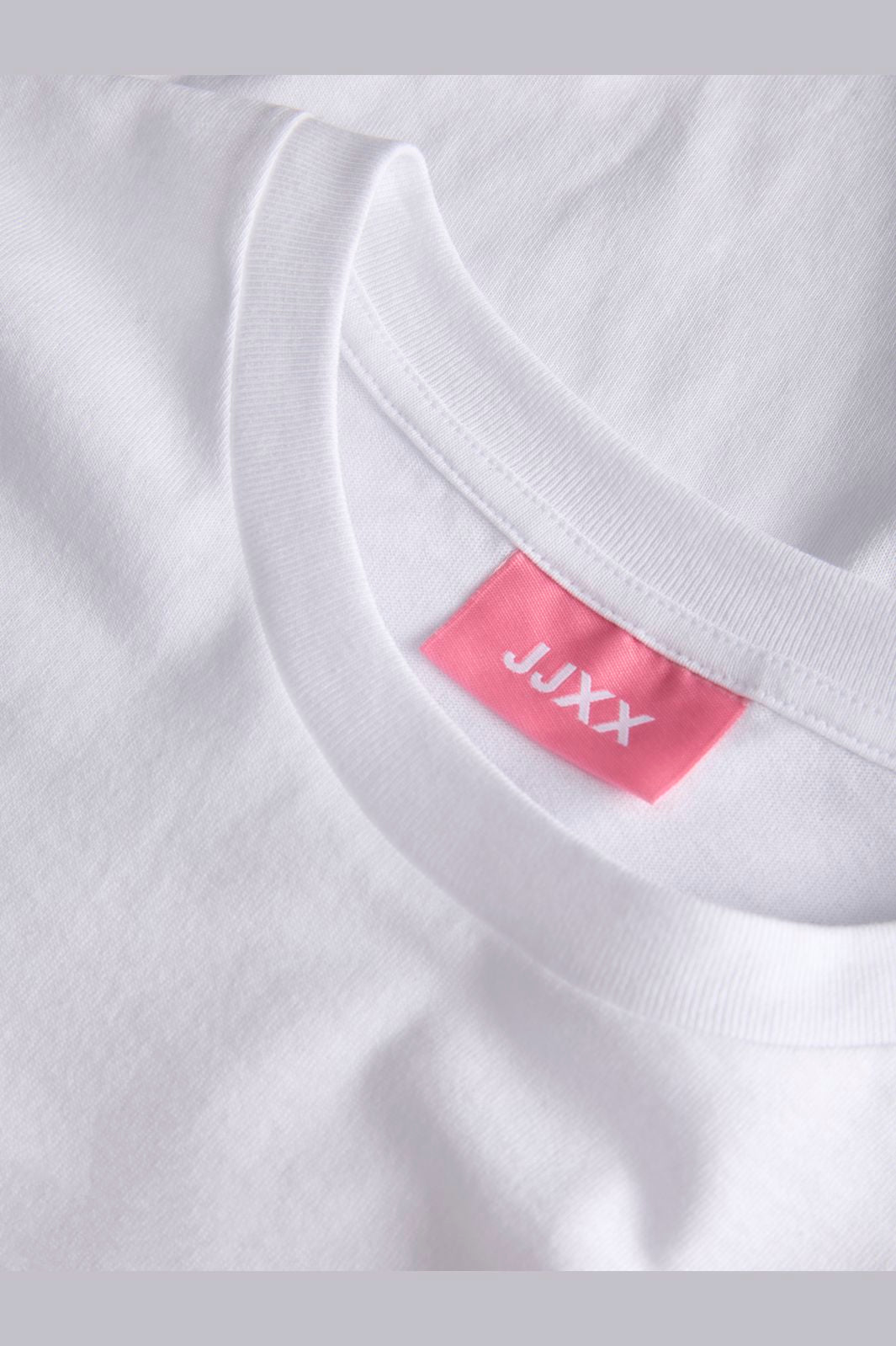 Jjxx - Jxmillow Loose Ss Tee Sp226 - 5008868 Bright White Strawberry