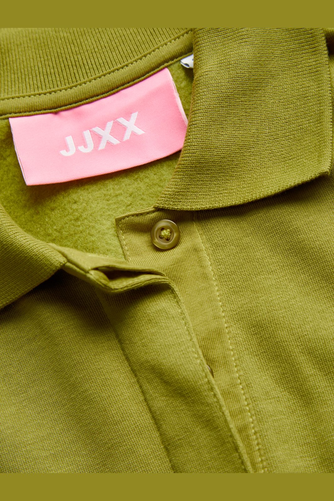 Jjxx - Jxpaloma Loose Ls Polo Swt Ln - 5007685 Green Moss