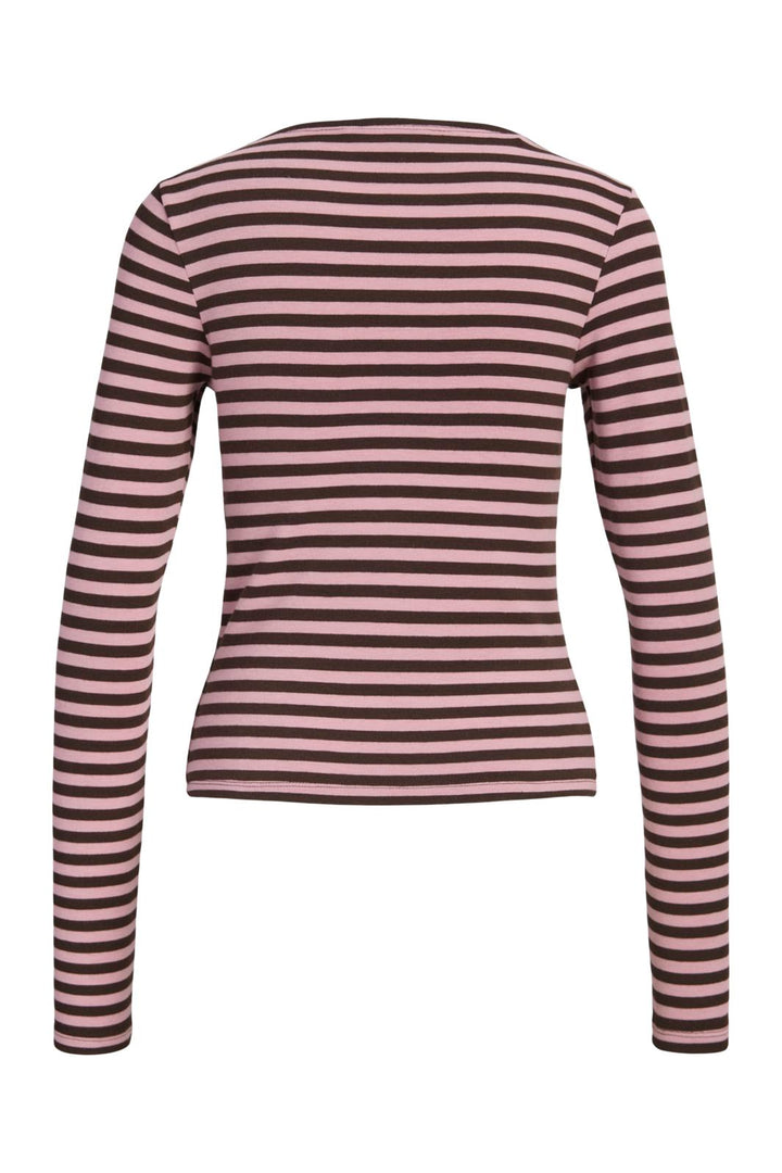 Jjxx - Jxpaula Stripe Ls Cardigan Ln - 5129741 Raindrops On Roses Demitasse