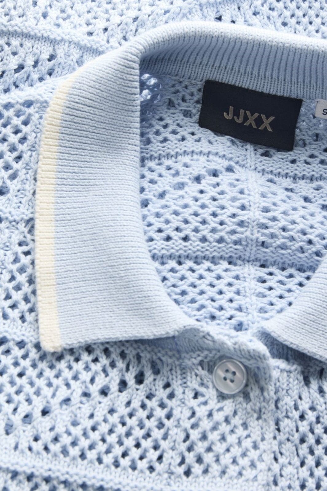 Jjxx - Jxretha Polo Knit Ln - 4859732 Skyway /Vanilla Ice