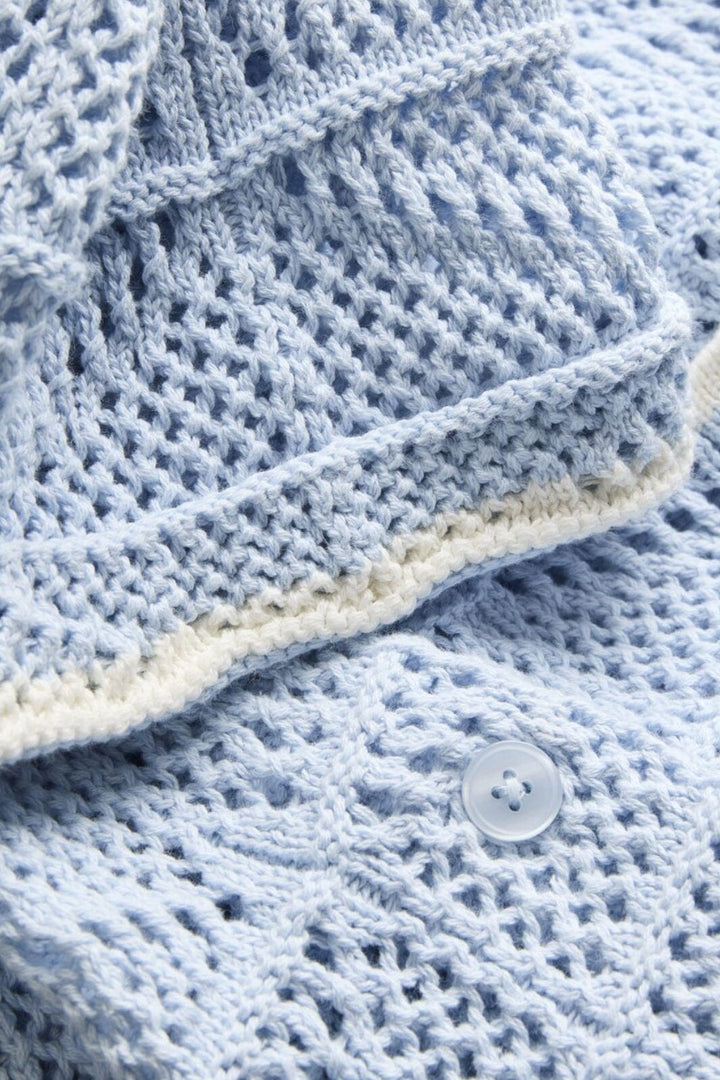 Jjxx - Jxretha Polo Knit Ln - 4859732 Skyway /Vanilla Ice