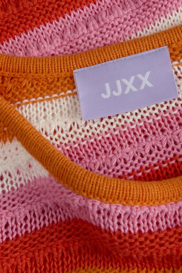 Jjxx - Jxrory Dress Knit - 4777533 Persimmon Orange /Multi Color Kjoler 