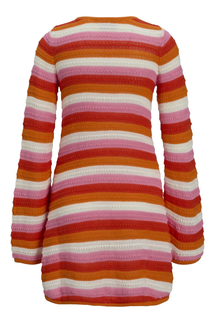 Jjxx - Jxrory Dress Knit - 4777533 Persimmon Orange /Multi Color Kjoler 